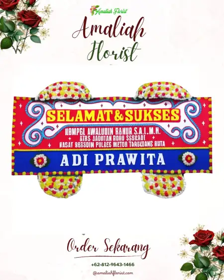 Papan Bunga Ucapan Selamat Malangsemirang